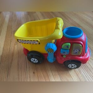 VTECH DROP & GO DUMP TRUCK Lights & Sound With Pull String